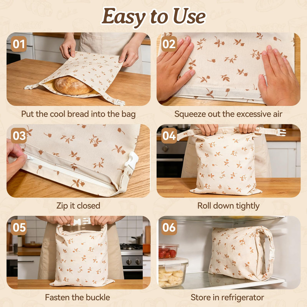 Funcoo picnic-lunch storage bags ideal for on-the-go meals.