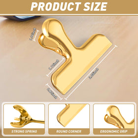 FUNFERY multi-use metal clips for papers and photos
