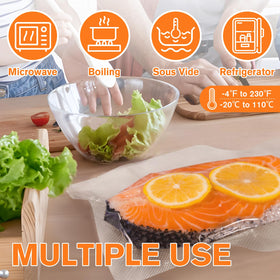 FUNFERY pre-cut tear lines simplify meal prep and portioning.