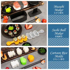 FUNGYAND animal molds inspire creative, kid-friendly sushi presentations