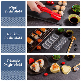 FUNGYAND Sushi mats provide easy rolling and durable alignment.