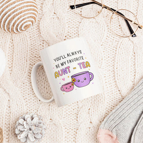 FUNITZ Aunt Tea Mug cozy-morning routine companion for coffee or tea