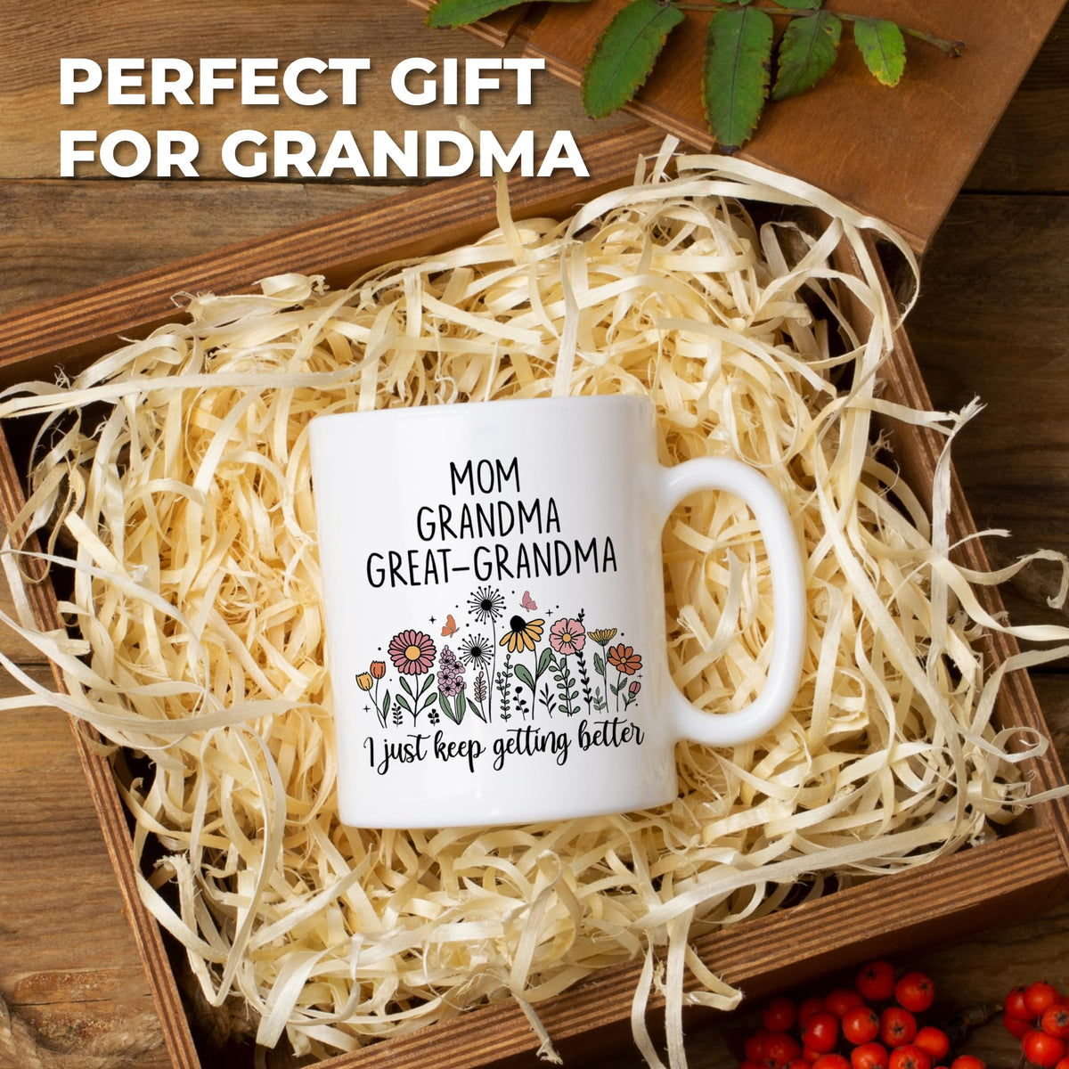 FUNITZ daily-use ceramic mug for great grandma supports everyday joy.