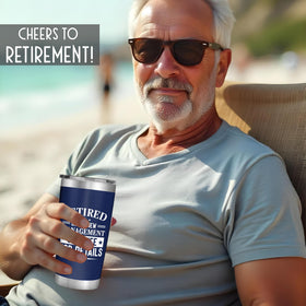 FUNITZ 20oz retirement tumbler ready to gift to men