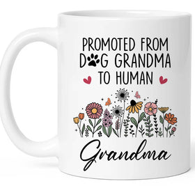 FUNITZ grandma-to-be mug front view with double-sided print for a joyful reveal