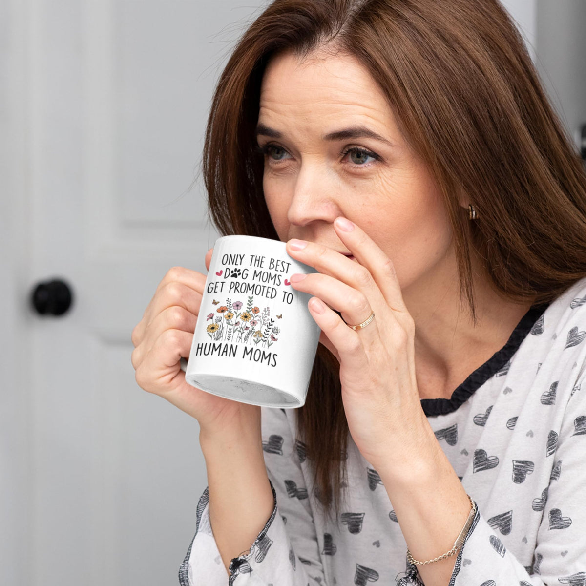 FUNITZ Mama to be gift cup side view, ideal for daily rituals and anticipation reminders.