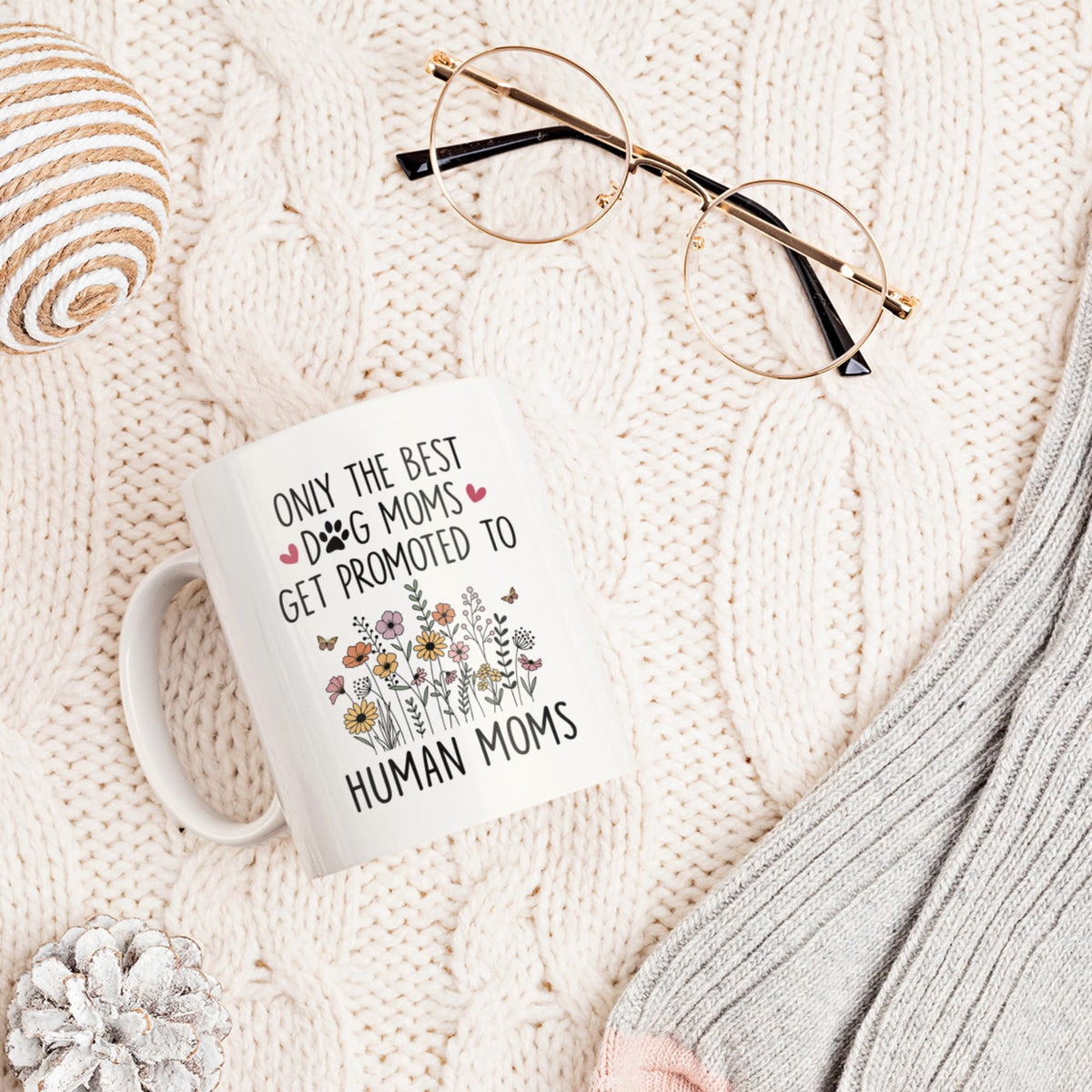 FUNITZ Pregnant mom gift ceramic cup, a durable keepsake for warm drinks and memories.