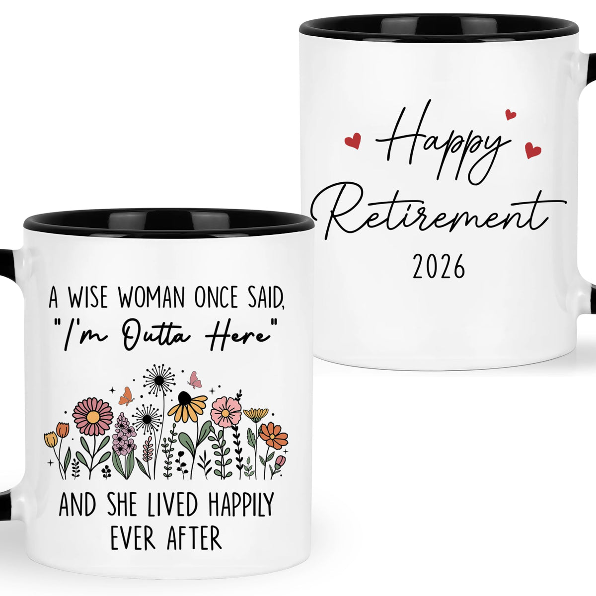 FUNITZ retirement mug front view ready for gifting during work celebrations