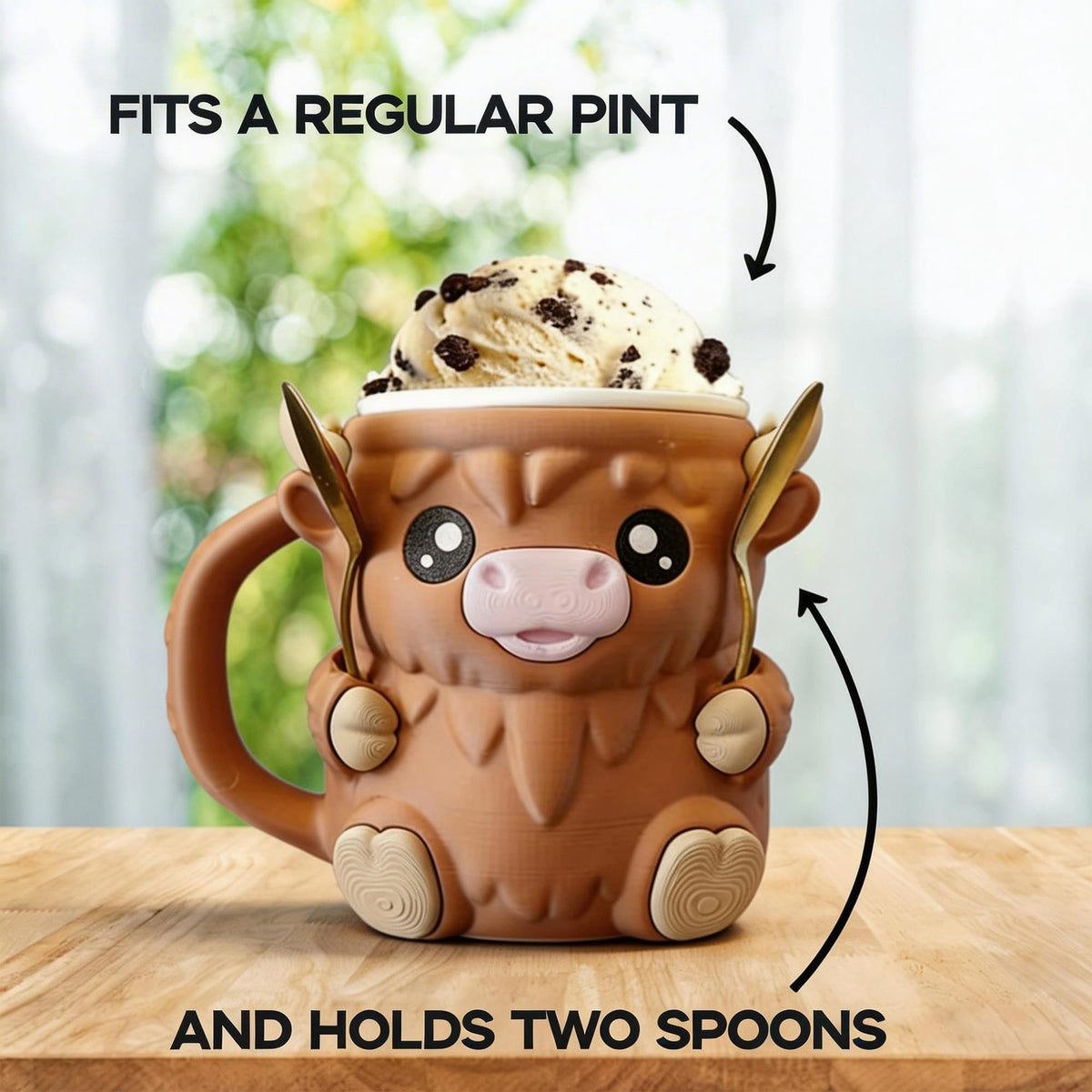Funky Wizard gift-ready box makes a charming summer present for cow lovers.