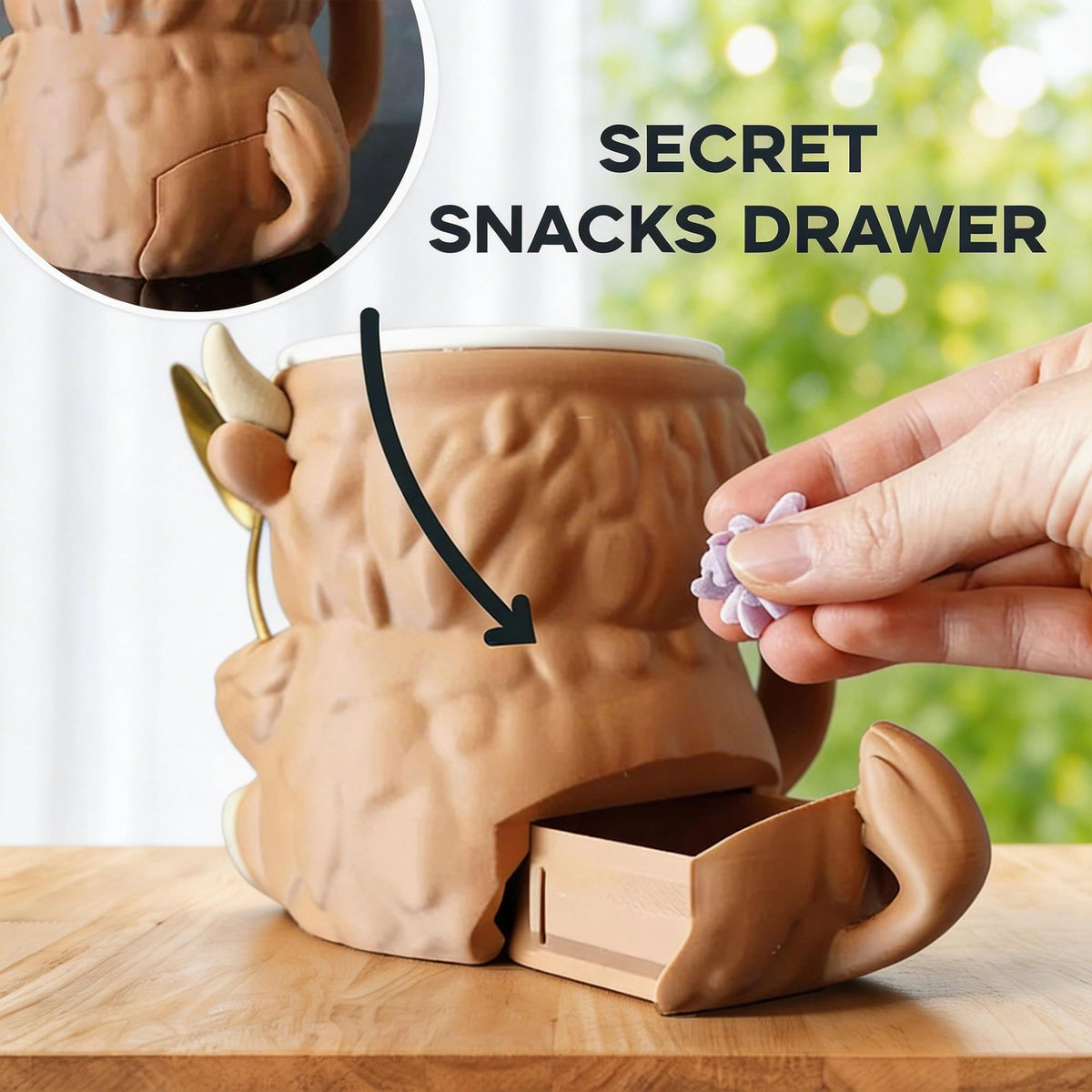 Funky Wizard insulated ice cream pint insulator slows warming for longer enjoyment.