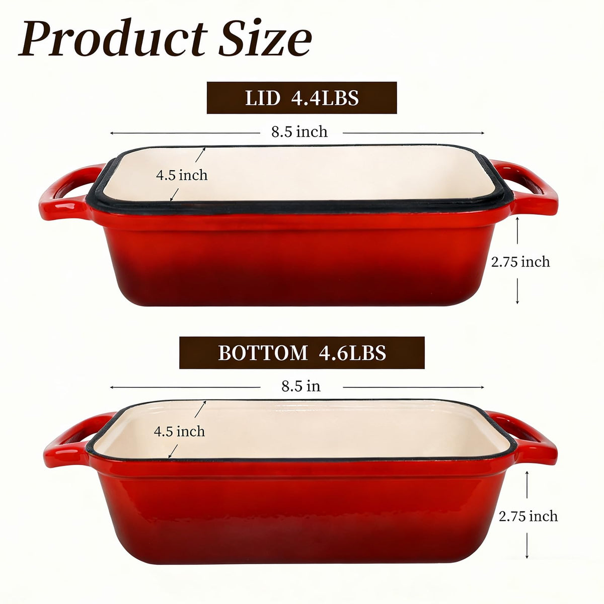 FUNKYLEE 2-in-1 loaf pan with lid designed for versatile home baking.