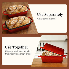FUNKYLEE smooth enamel interior for easy release and quick cleanup.
