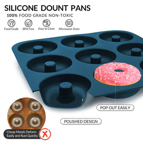 FUNLAVIE donut pan close-up showing easy non-stick release.