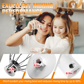 Funmit mixer attachments pack for versatile baking tasks.