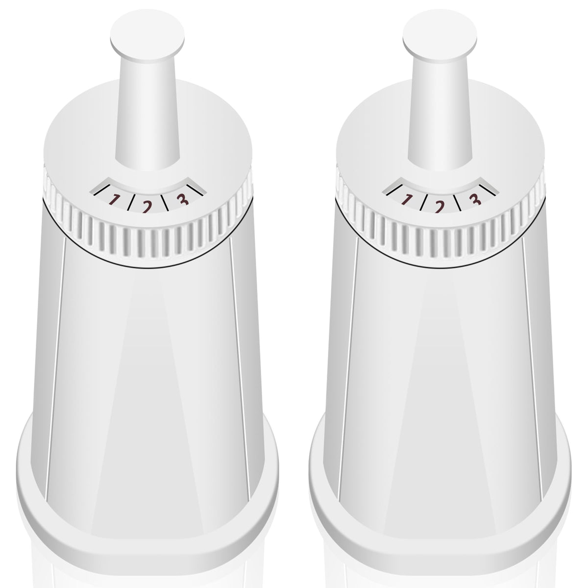 Funmit Breville filter 2-pack close-up for quick replacement and consistent flavor.