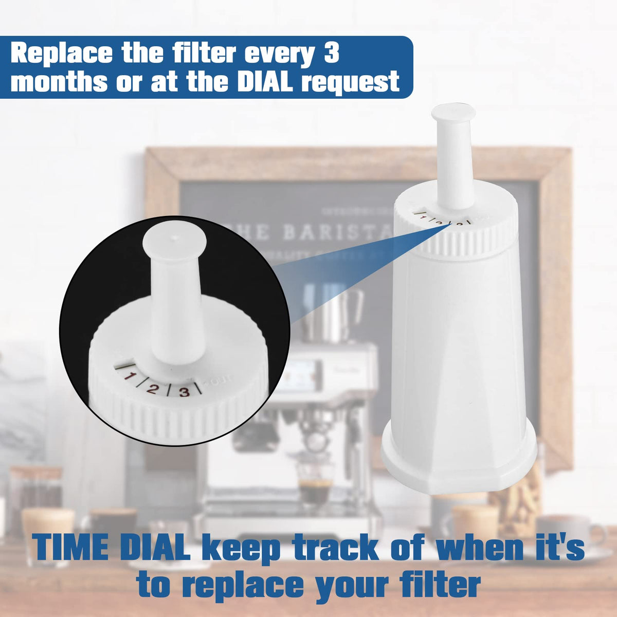 Funmit Breville filter activation rinse demonstrates proper priming before use.