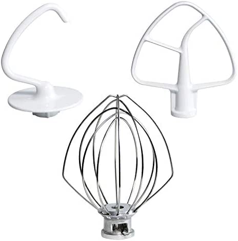Funmit K45WW wire whip adds airy volume to tilt-head mixer batters.