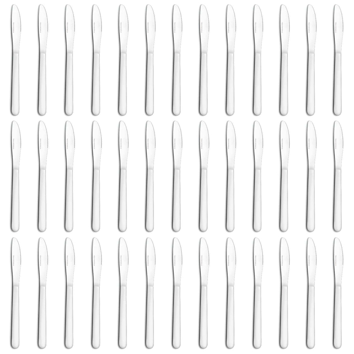 Funnydin 36-piece dinner knives set ready for daily meals and gatherings