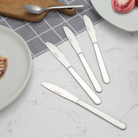 Funnydin classic ergonomic dinner knife with strong cutting edge.