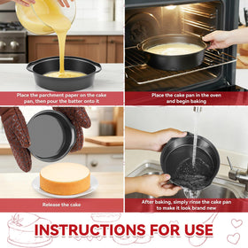 Funnydin durable carbon steel pan resists warping for reliable baking