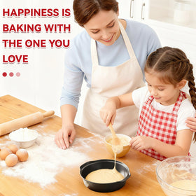 Funnydin pans support a variety of recipes from desserts to savory bakes