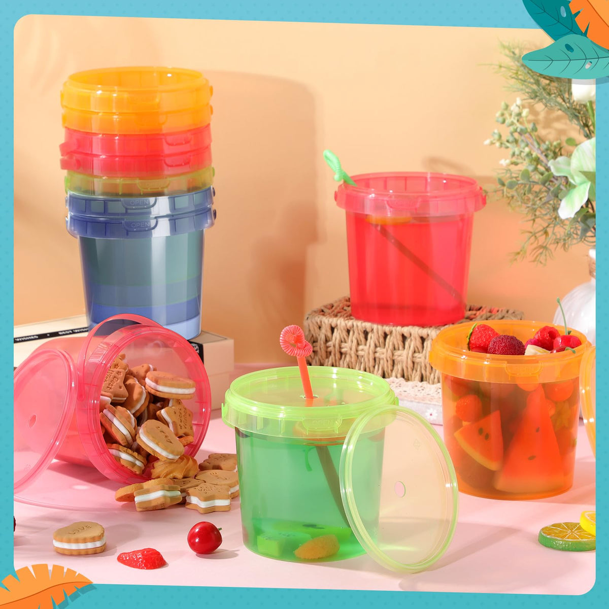 Bright design enhances summer entertaining with Funnymoom buckets