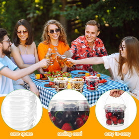 Funnymoom microwave and freezer safe container set for versatile storage.