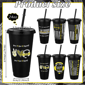 Funnymoom six-design dispatcher-themed tumbler for celebrations and office gifting