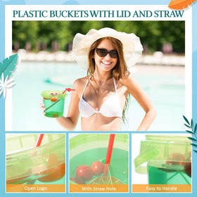 Stackable, durable Funnymoom buckets save space during events