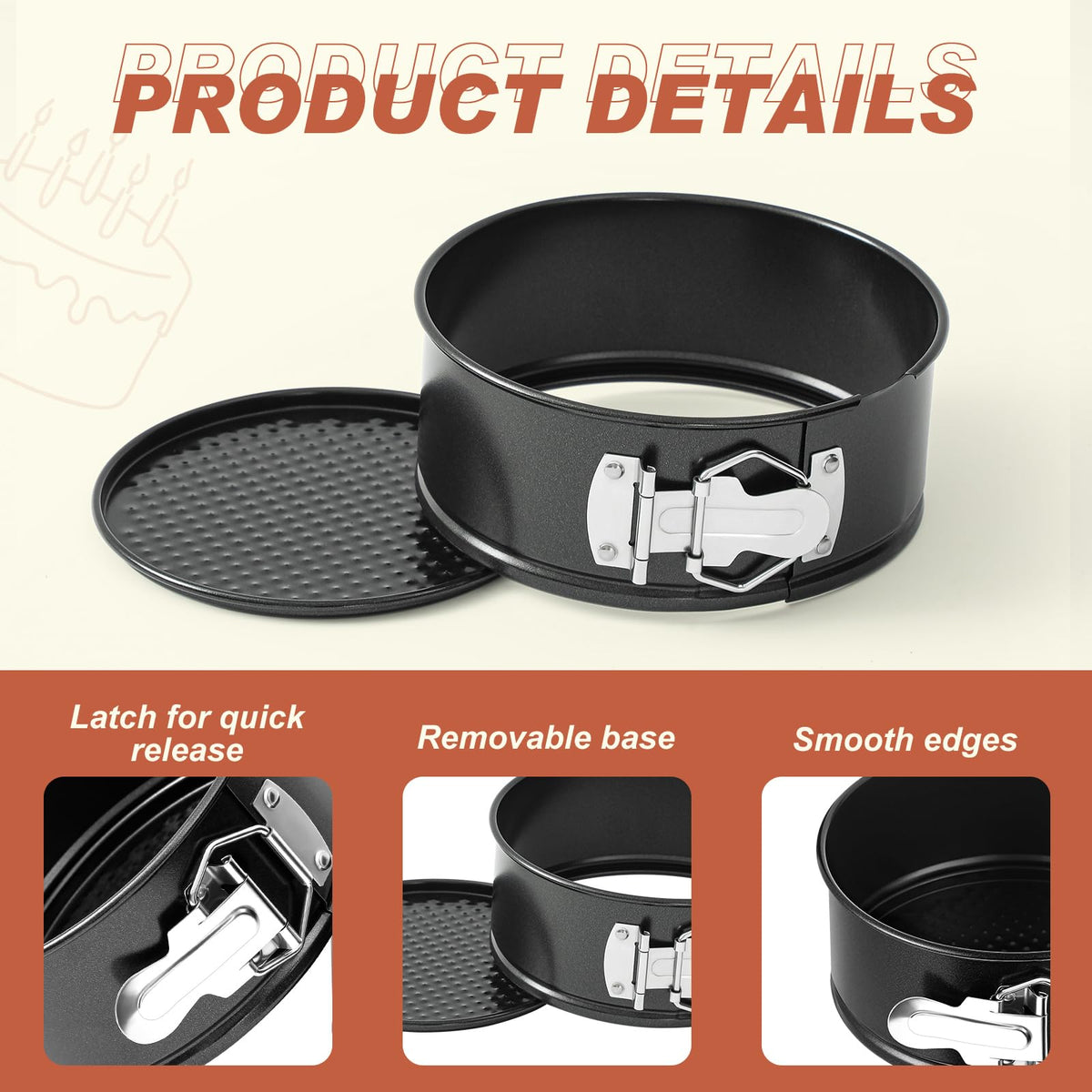 Funnymoom stainless steel buckles upgrade for sturdy, easy pan release