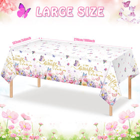 FunnyPars butterfly tablecloth patterns add color and whimsy to celebrations.