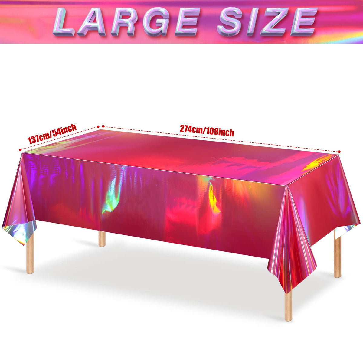 FunnyPars four-pack on table shows bold centerpiece for bridal showers