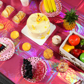 FunnyPars disposable cover protects surfaces while entertaining guests