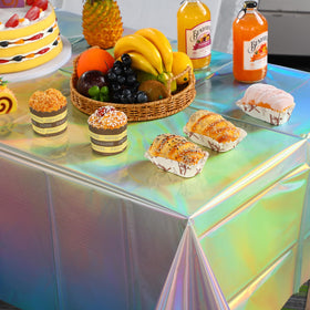 FunnyPars durable PE plastic provides thick, reliable coverage for indoor and outdoor parties