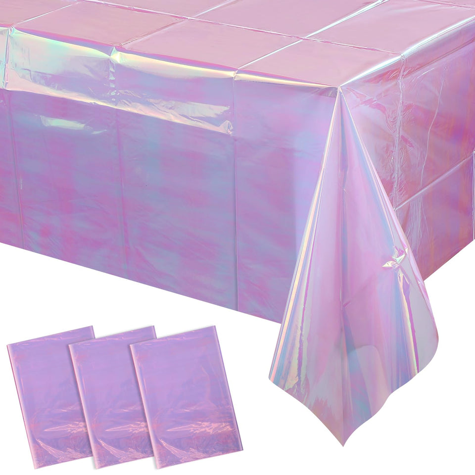 FunnyPars iridescent tablecloth 39x108 light purple for stylish event setup