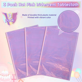 FunnyPars waterproof purple table cover protects surfaces during celebrations