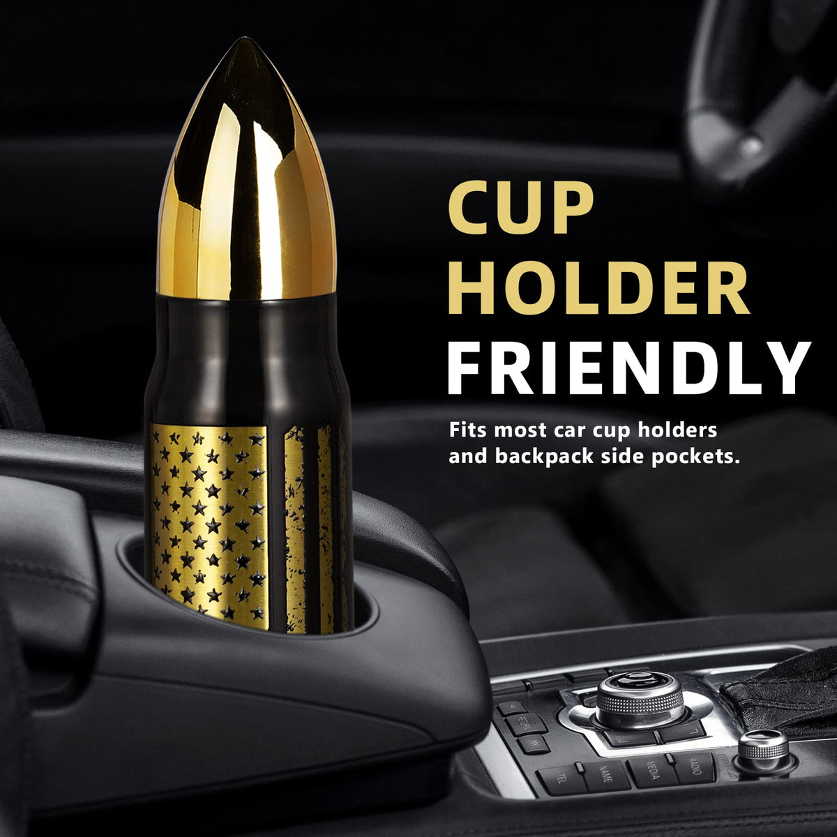 Funslive car-ready tumbler keeps drinks within reach during adventures