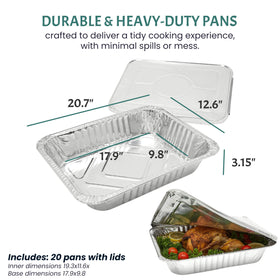 FUNSTITUTION versatile pan suitable for baking, cooking, and storing leftovers.