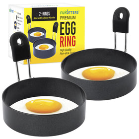FUNUTTERS egg ring on pan for evenly cooked eggs