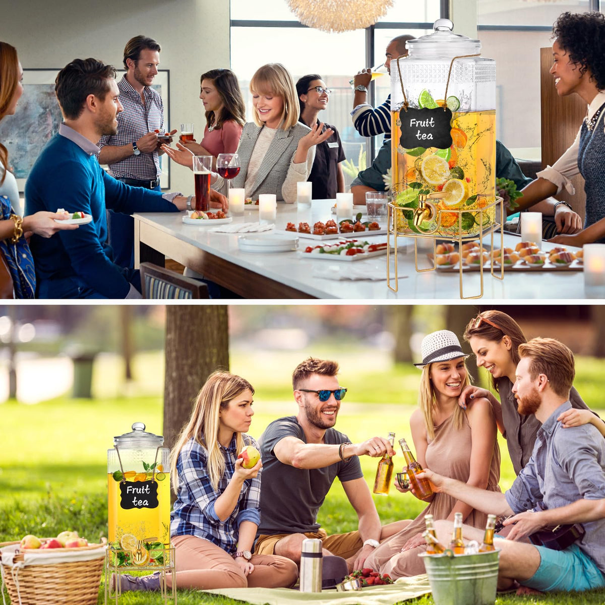 FUREEY gift-ready beverage dispenser suitable for weddings and events.