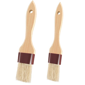 FurRain pastry brush with boar bristles and beech handle for precise, even baking.