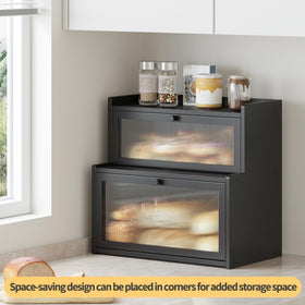 Includes screws and tips for quick assembly of the Furshus bread box