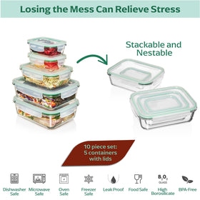 Fusion Gourmet large 35oz container ideal for portions and snacks
