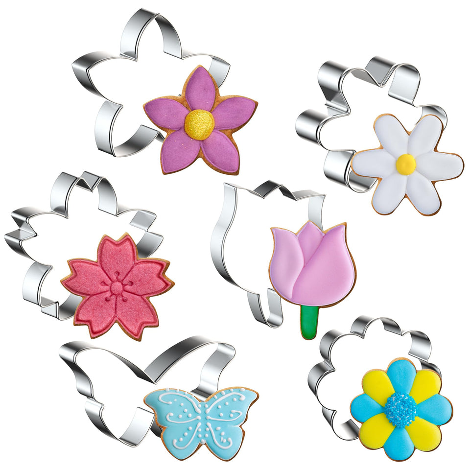 FUSOTO daisy cookie cutter for crisp decorative cookies.