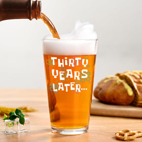 Futtumy thirty-years-later beer glass, office-use gift, sturdy for daily beverages.