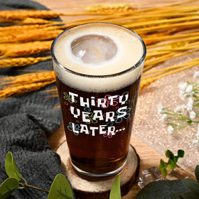 Futtumy gift-ready packaging beer glass, ideal 30th birthday surprise.