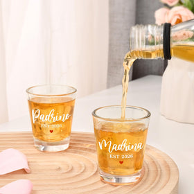 Futtumy heat-resistant print shot glass close-up showing durable design.