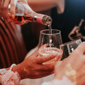 Futtumy Masters Degree stemless wine glass gift-ready packaging, ideal for gifting.
