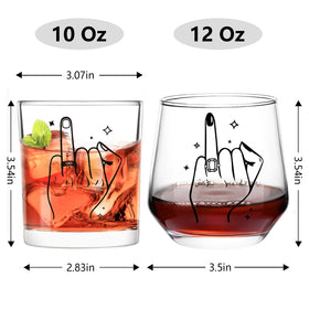 Futtumy Ring-Finger Whisky Glasses pour, ideal for sharing memories over a dram