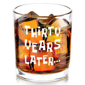 Futtumy Thirty Years Later whiskey glass close-up highlighting 10oz capacity